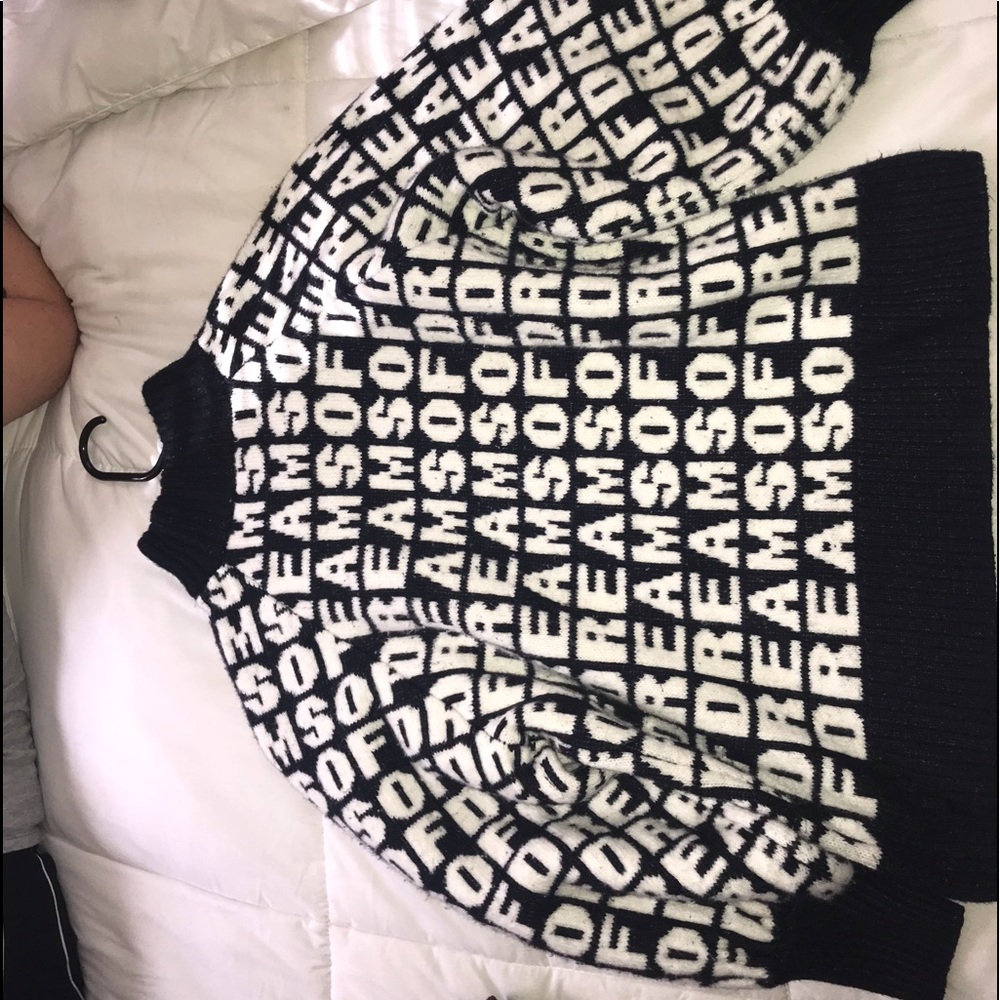 Thick beautiful sweater for snow, cold weather.